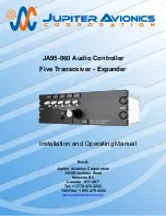 Preview for 1 page of JAC JA95-060 Installation And Operating Manual