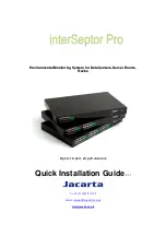 Preview for 1 page of jacarta InterSeptor Pro Quick Installation Manual