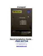 Preview for 1 page of jacarta Zonepod Quick Installation Manual