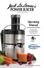 Jack LaLanne's POWER JUICER ULTIMATE Instruction Manual preview