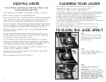 Предварительный просмотр 4 страницы Jack Lananne's Power Juicer SSMT1000 Manual