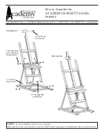 Предварительный просмотр 2 страницы Jack Richeson 886044 How To Assemble