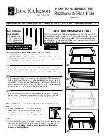 Jack Richeson Flat File 880120 Assembly Instructions preview