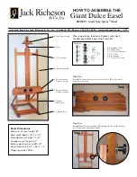 Preview for 1 page of Jack Richeson Giant Dulce Easel How To Assemble