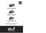 Jack Wolfskin GREAT DIVIDE RT Assembly Instructions Manual preview