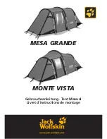 Jack Wolfskin mesa grande Manual preview