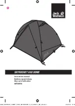 Jack Wolfskin SKYROCKET II DOME Instruction Manual preview