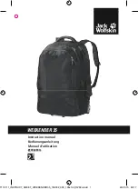 Jack Wolfskin WEEKENDER 35 Instruction Manual preview