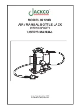 Preview for 1 page of Jackco 69120B User Manual