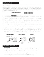 Preview for 3 page of Jackel JP250V Installation Manual