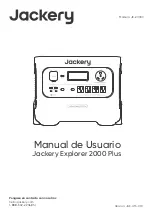 Предварительный просмотр 15 страницы Jackery Explorer 2000 Plus User Manual