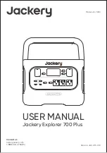 Preview for 1 page of Jackery Explorer 700 Plus User Manual