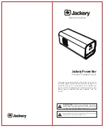 Preview for 1 page of Jackery Power Bar Instruction Manual