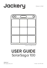 Предварительный просмотр 1 страницы Jackery SolarSaga 100 User Manual