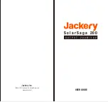 Preview for 1 page of Jackery SolarSaga 200 User Manual