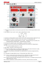 Preview for 38 page of Jackle conMIG 400 Operating Manual