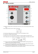 Preview for 40 page of Jackle conMIG 400 Operating Manual