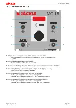 Preview for 41 page of Jackle conMIG 400 Operating Manual