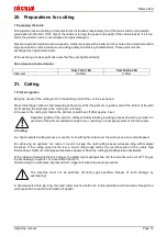 Preview for 21 page of Jackle Plasma 25ci IP23 Operating Manual