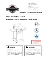 Preview for 1 page of Jackson Grills JLS-LP Assembly, Use And Care Manual