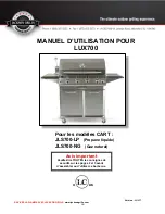 Preview for 24 page of Jackson Grills JLS700-LP Lux Owner'S Manual