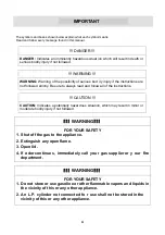 Preview for 4 page of Jackson Grills JLSBI Assembly, Use And Care Manual