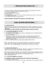 Preview for 15 page of Jackson Grills JLSBI Assembly, Use And Care Manual