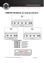 Jackson Grills JSS850BI-LP Owner'S Manual предпросмотр