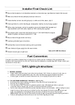 Preview for 14 page of Jackson Grills JSS850BI-LP Owner'S Manual