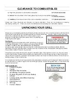 Preview for 5 page of Jackson Grills Versa 100 Owner'S Manual