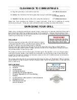 Preview for 5 page of Jackson Grills VERSA 75 Owner'S Manual