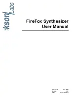 Jackson Labs FireFox User Manual preview