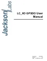 Предварительный просмотр 3 страницы Jackson Labs LC_XO Manual