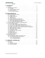 Preview for 3 page of Jackson Labs LTE-Lite User Manual