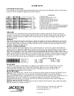 Preview for 4 page of Jackson Systems Z-600 Installation And Operation Manual