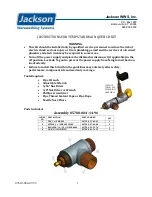 Preview for 1 page of Jackson 05700-004-14-96 Instructions Manual