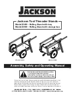 Preview for 1 page of Jackson 224W Assembly, Safety & Operating Instructions