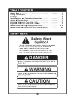 Preview for 2 page of Jackson 636 Assembly, Operating, Safety And Parts Manual