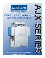 Jackson AJX SERIES Installation, Operation And Service Manual предпросмотр