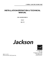 Preview for 1 page of Jackson Delta 5 D Installation/Operation & Technical Manual