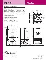 Предварительный просмотр 2 страницы Jackson Potwashers PT-14 Specification Sheet