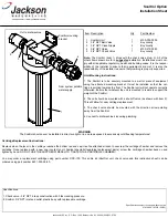 Preview for 1 page of Jackson Scaltrol Installation Sheet