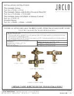 Preview for 1 page of JACLO J-TH34 Installation Instructions Manual