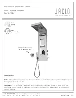 JACLO York Installation Instructions Manual preview