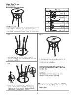 Предварительный просмотр 2 страницы Jaclyn Smith Avondale High Bistro Owner'S Manual