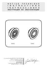 Preview for 1 page of Jacob Delafon E8013 Instructions Manual