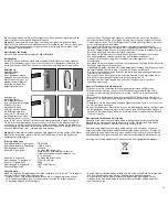 Preview for 15 page of Jacob Jensen Doorbell II User Manual