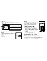 Preview for 9 page of Jacob Jensen Thermometer II Silver Version User Manual