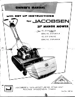 Предварительный просмотр 1 страницы Jacobsen 22114 Owner'S Manual