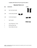 Preview for 2 page of Jacobsen 600 Series Mounting Instructions